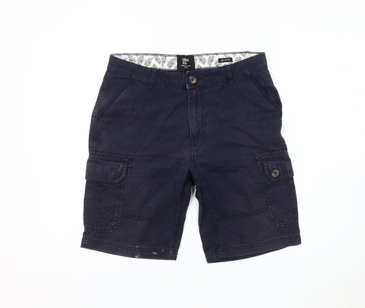 Sandstone & Co. Men's Blue Cargo Shorts, Size 30