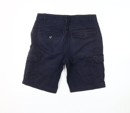 Sandstone & Co. Men's Blue Cargo Shorts, Size 30