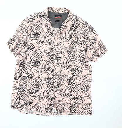 Pierre Cardin Men's Tropical Print Shirt, M, Multicoloured