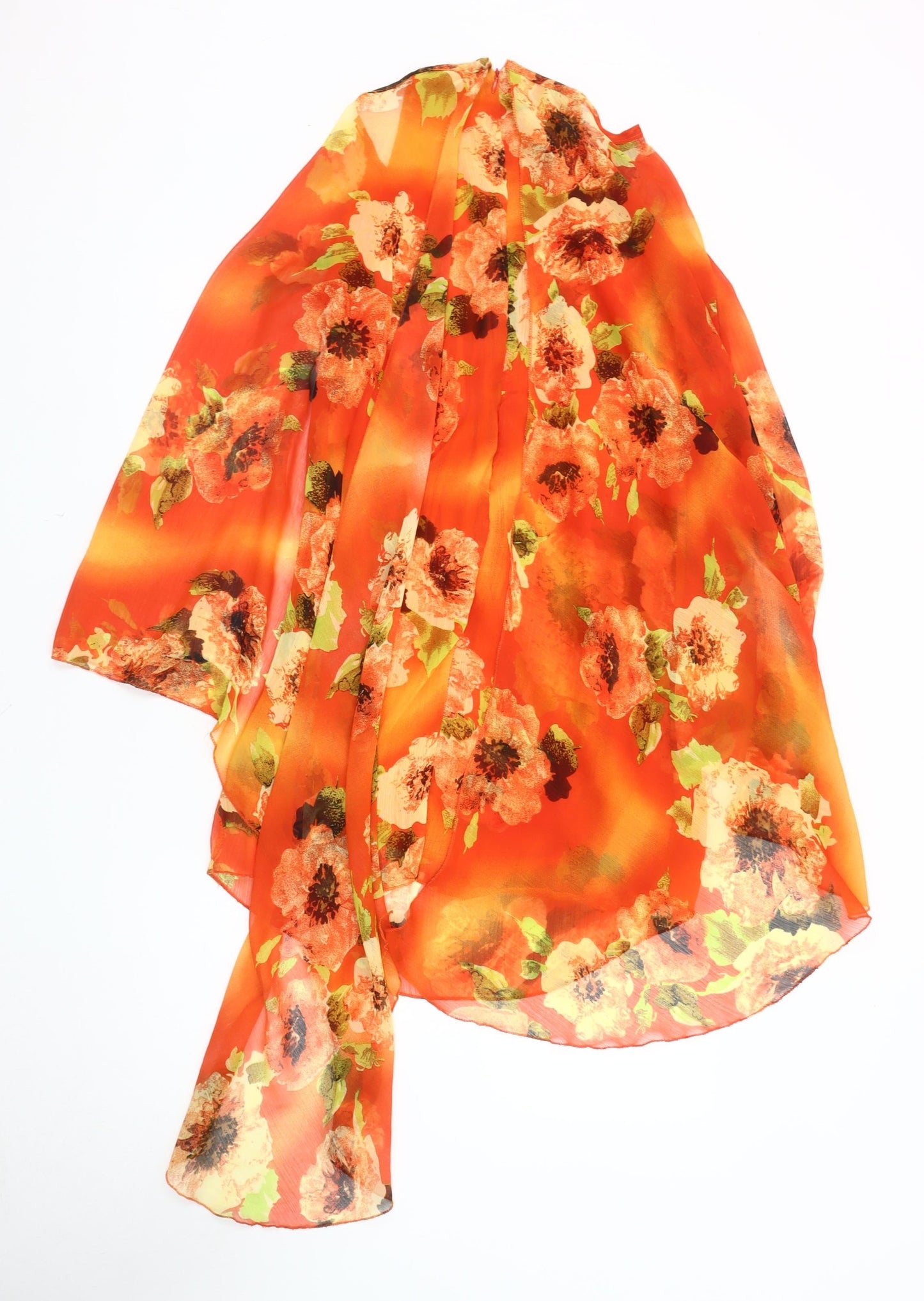 Womens UK Size 12 New York Laundry Orange Basic Blouse