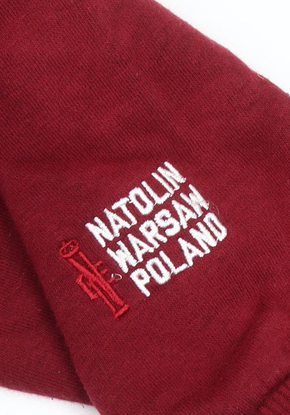 College Europe Red Hoodie, Unisex Adults M