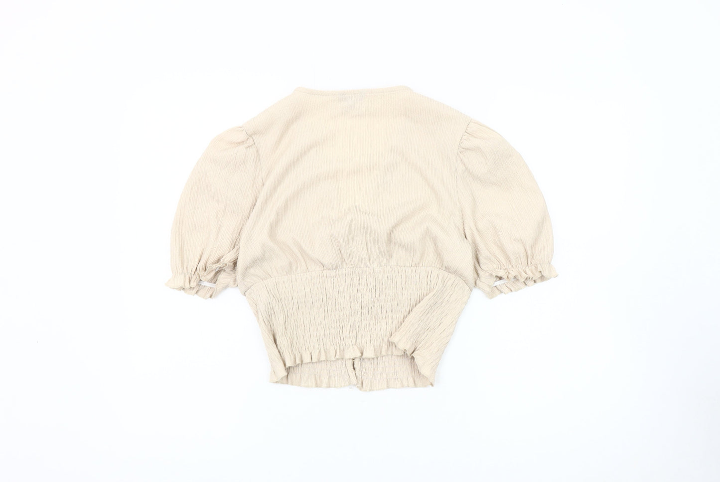Womens UK Size M Monki Beige  Blouse