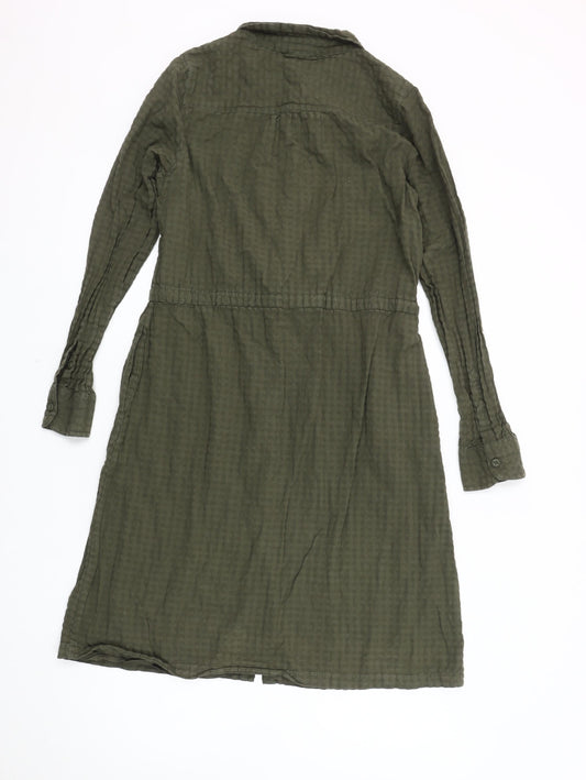 Fat Face Women's Green Shirt Dress Size 12