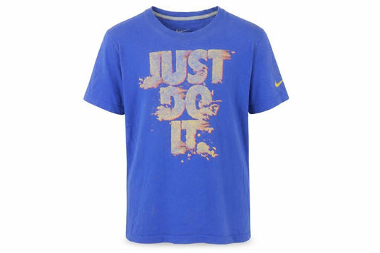Nike Boys Blue T-Shirt 13-15 Years 'Just Do It' Graphic