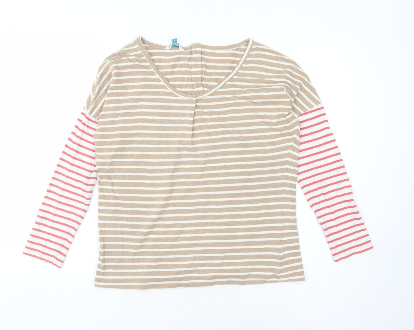 Womens UK Size 8 White Stuff Multicoloured Basic T-Shirt