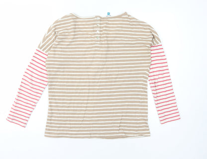 Womens UK Size 8 White Stuff Multicoloured Basic T-Shirt
