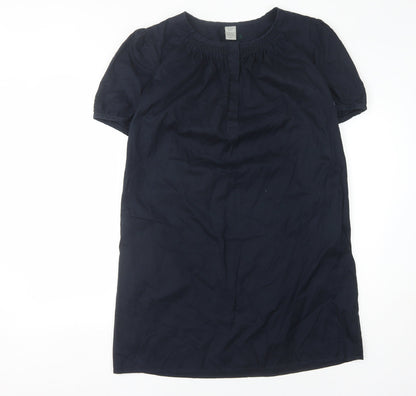GAP Women's Blue Short Sleeve Dress Size 6 Cotton