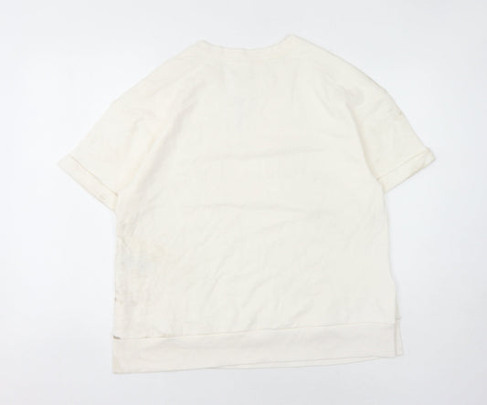 Marks & Spencer Ivory Women’s M Sweatshirt - Casual Comfort
