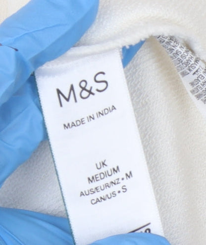 Marks & Spencer Ivory Women’s M Sweatshirt - Casual Comfort