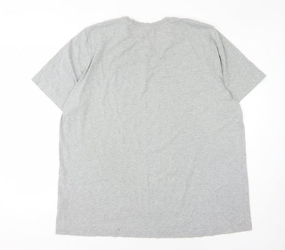 Adidas Men's Grey 2XL Short Sleeve T-Shirt