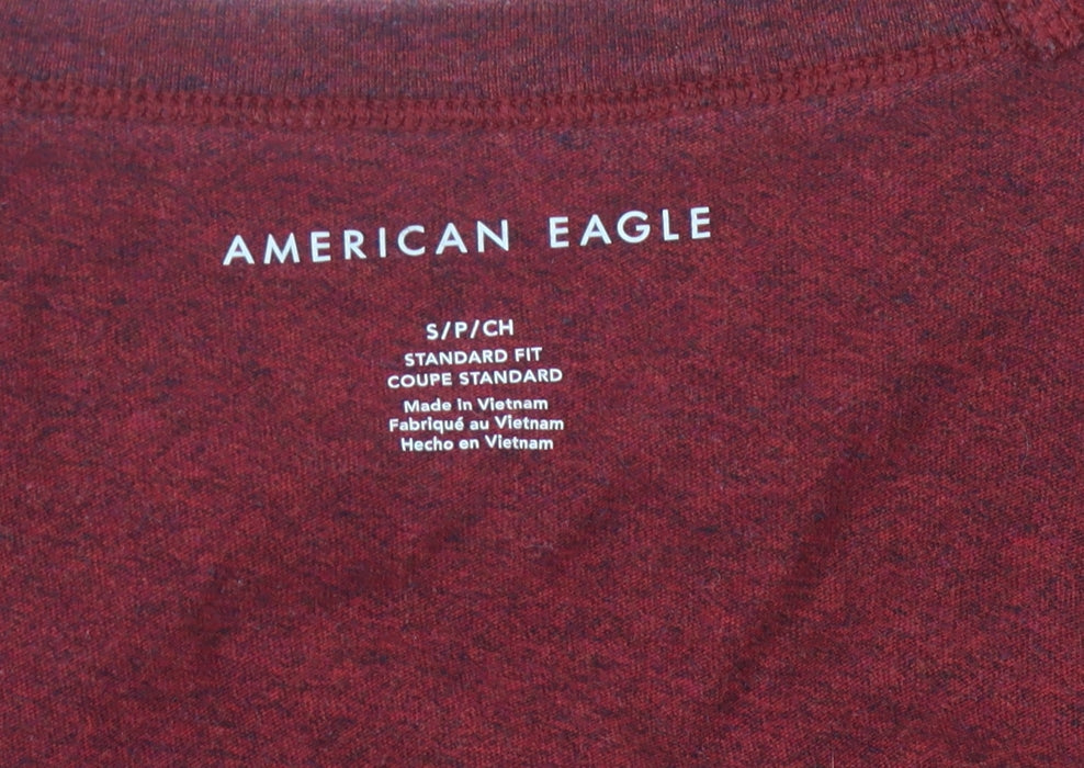 Mens UK Size S American Eagle Red  T-Shirt