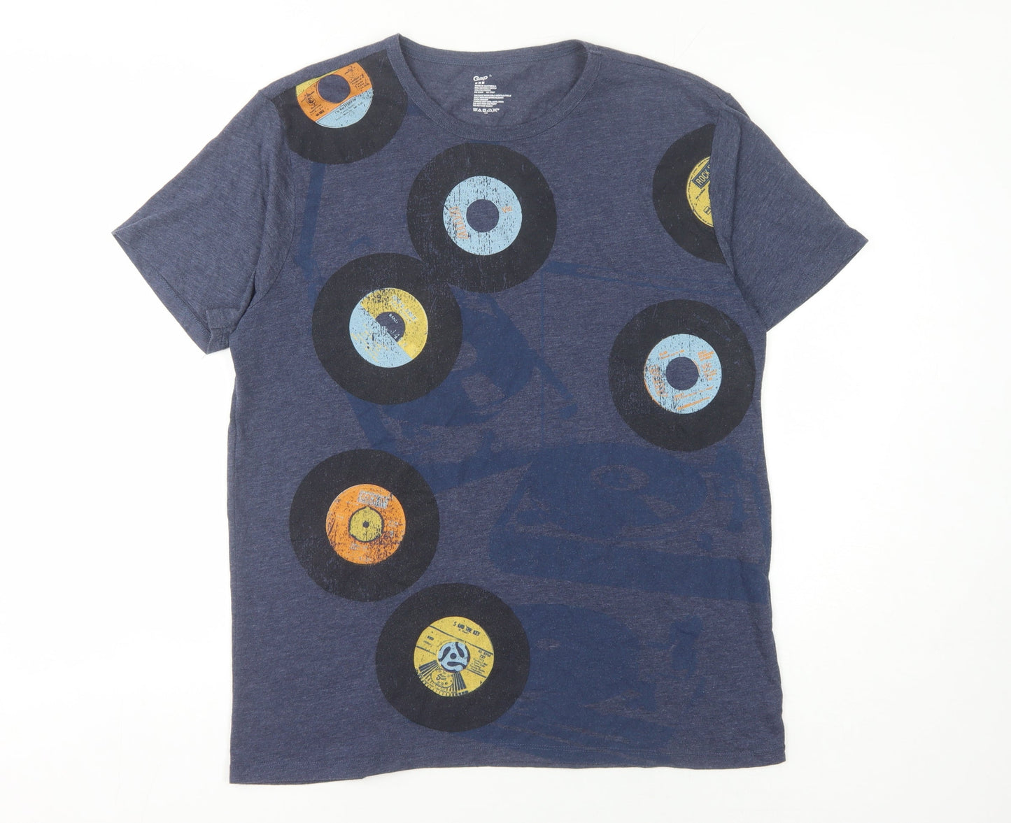 Mens UK Size L Gap Blue  T-Shirt