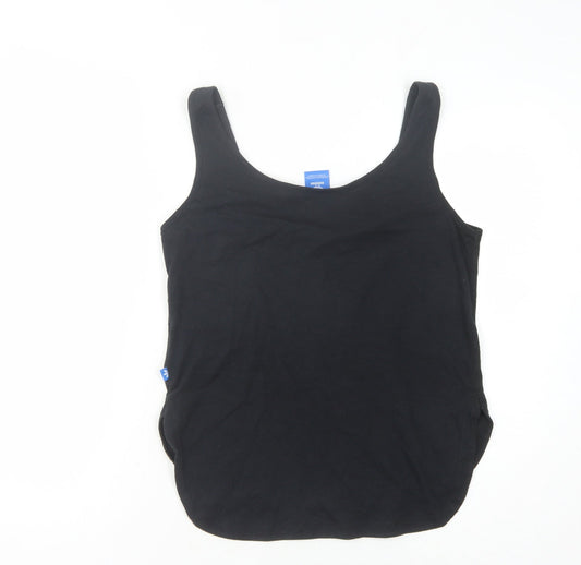 Adidas Women’s Black Tank Top Scoop Neck Size 6