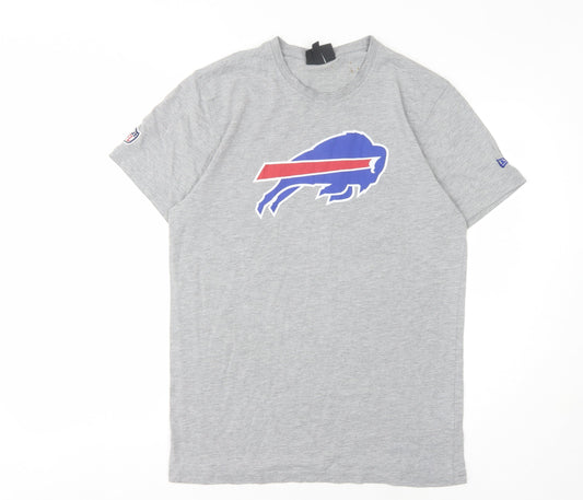 New Era Men's Grey NFL Sports T-Shirt, Medium