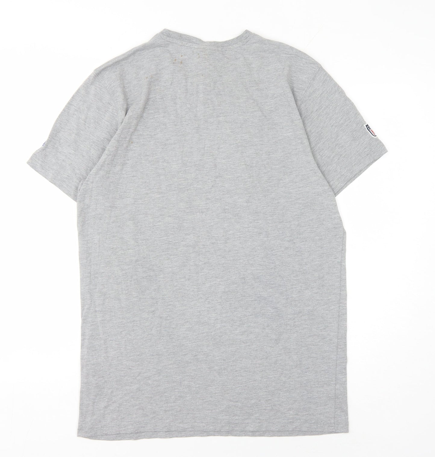 New Era Men's Grey NFL Sports T-Shirt, Medium