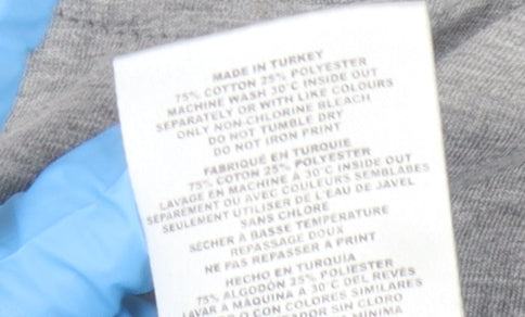 New Era Men's Grey NFL Sports T-Shirt, Medium