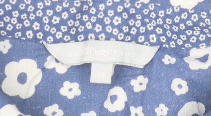 Red Herring Women's Blue Floral Collared Dress Size 16