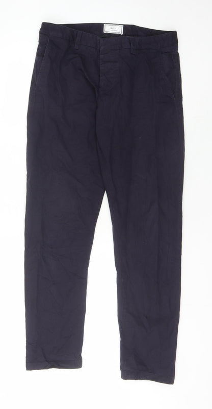 Ami Men's Blue Trousers, Size M - Cotton