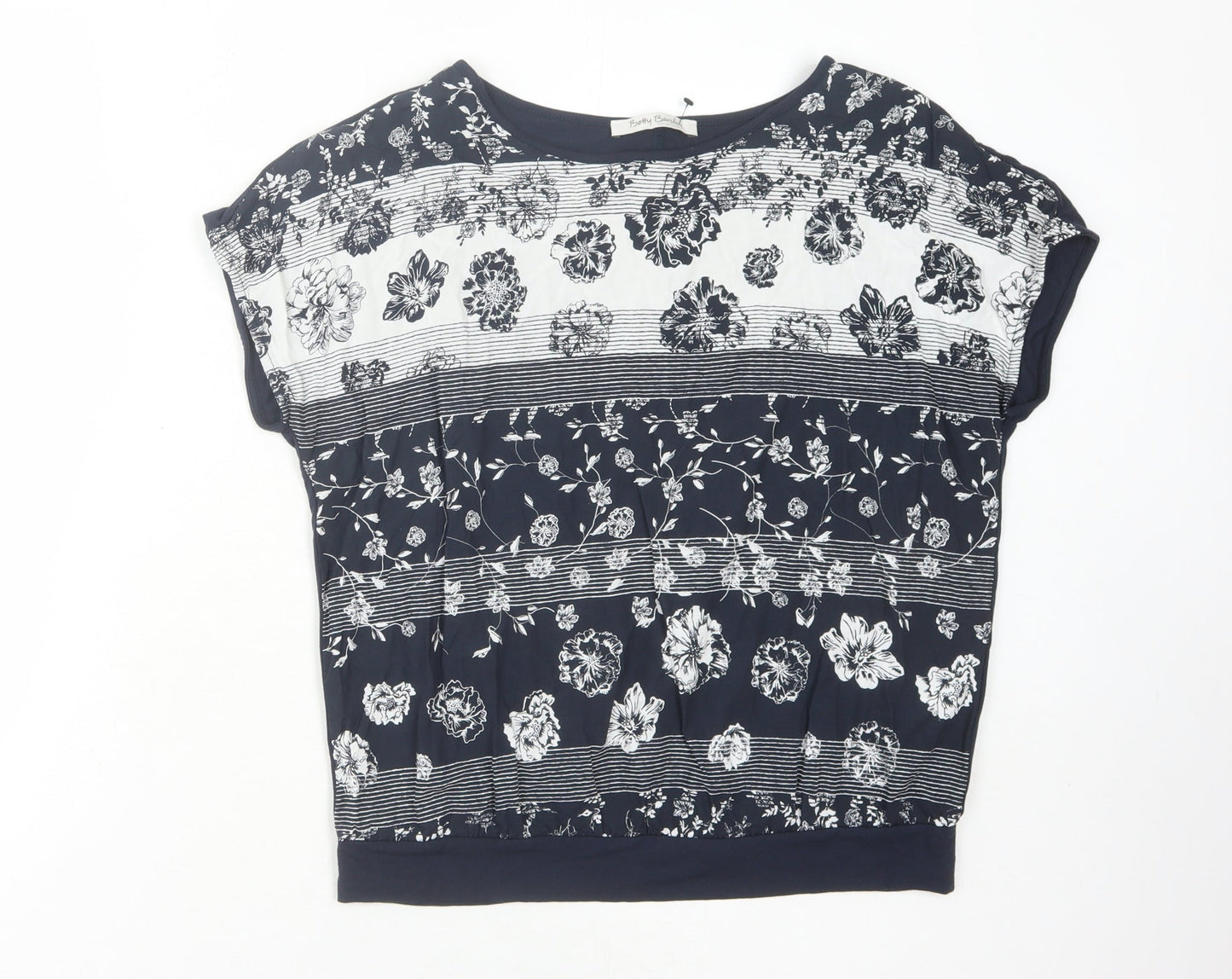 Betty Barclay Women's Blue Floral Blouse Size 10