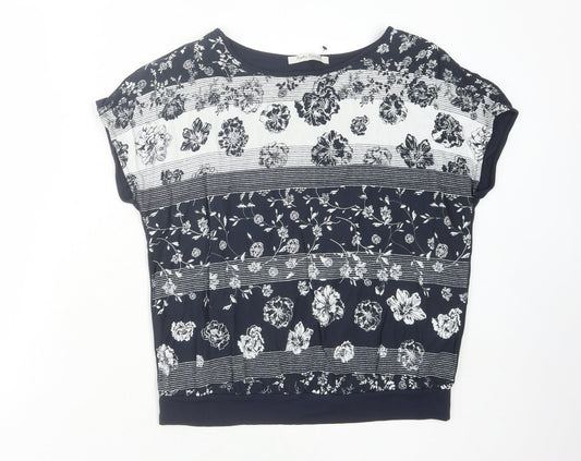Betty Barclay Women's Blue Floral Blouse Size 10