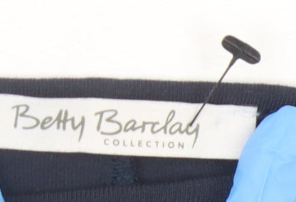 Betty Barclay Women's Blue Floral Blouse Size 10