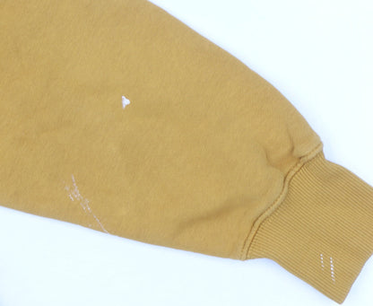 Nike Unisex Yellow Pullover Sweatshirt S