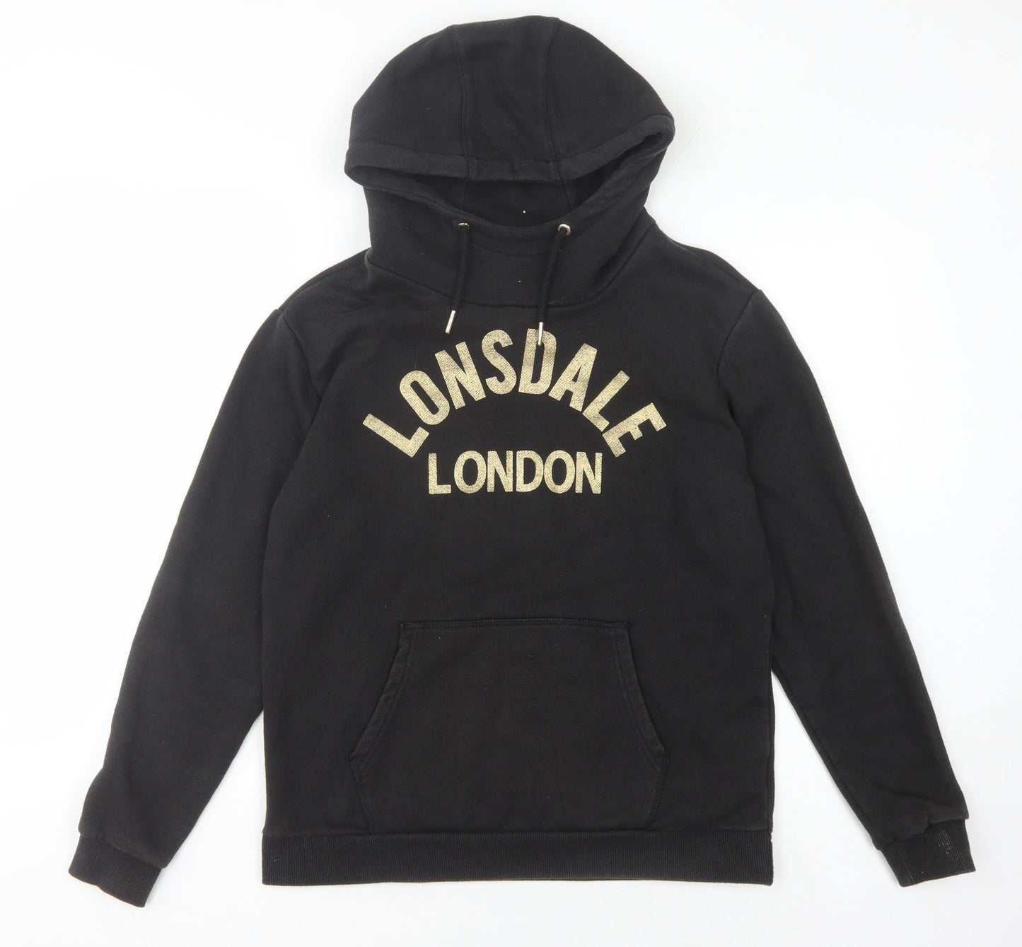 Lonsdale Women's Black Pullover Hoodie Size 10