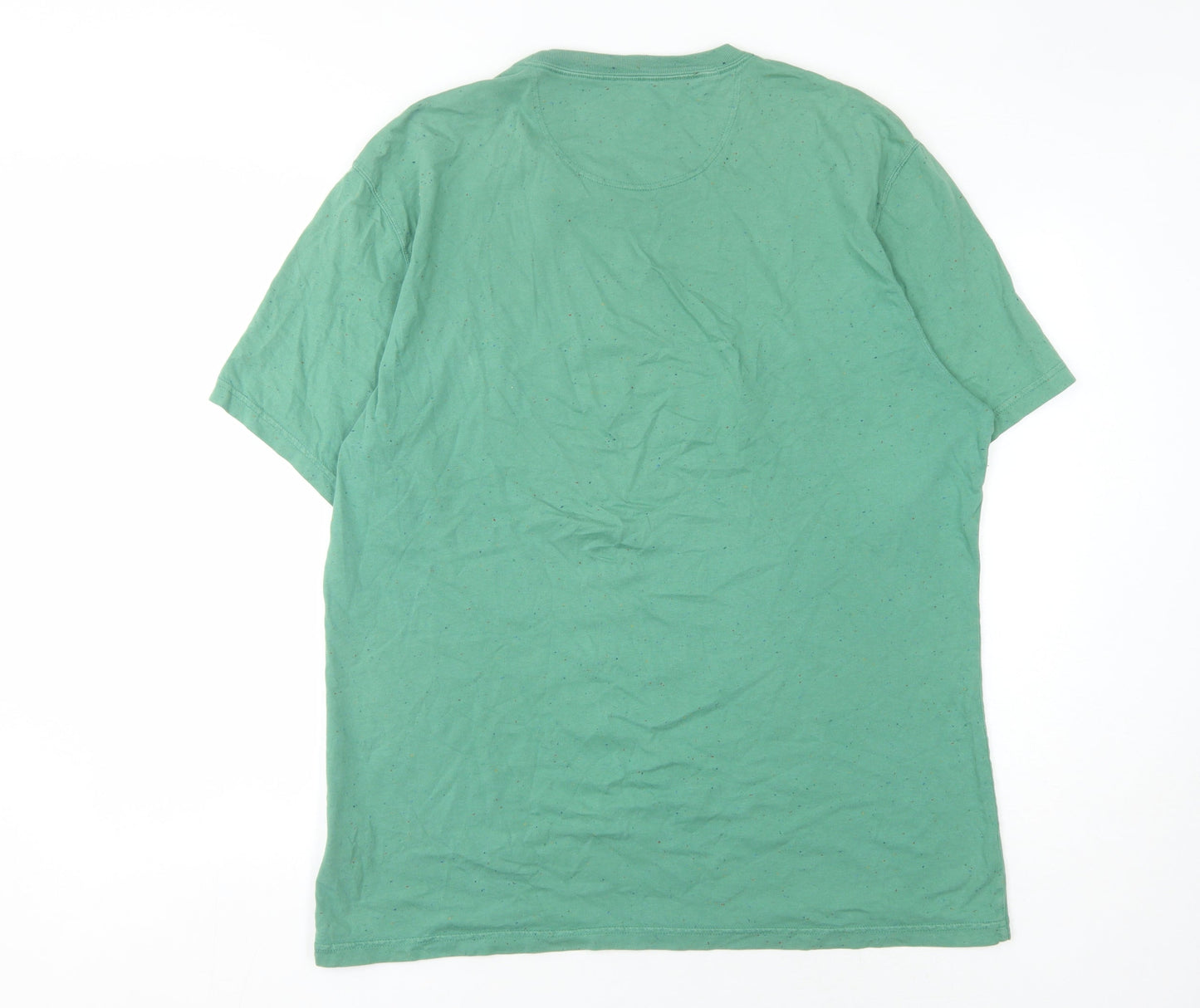 Barbour Men's Green Cotton T Shirt Green 2XL