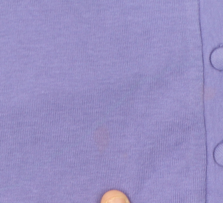 Womens UK Size 12 Laura Ashley Purple Cardigan Jumper