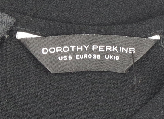 Dorothy Perkins Women's Black Dress, Size 10