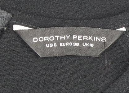 Dorothy Perkins Women's Black Dress, Size 10