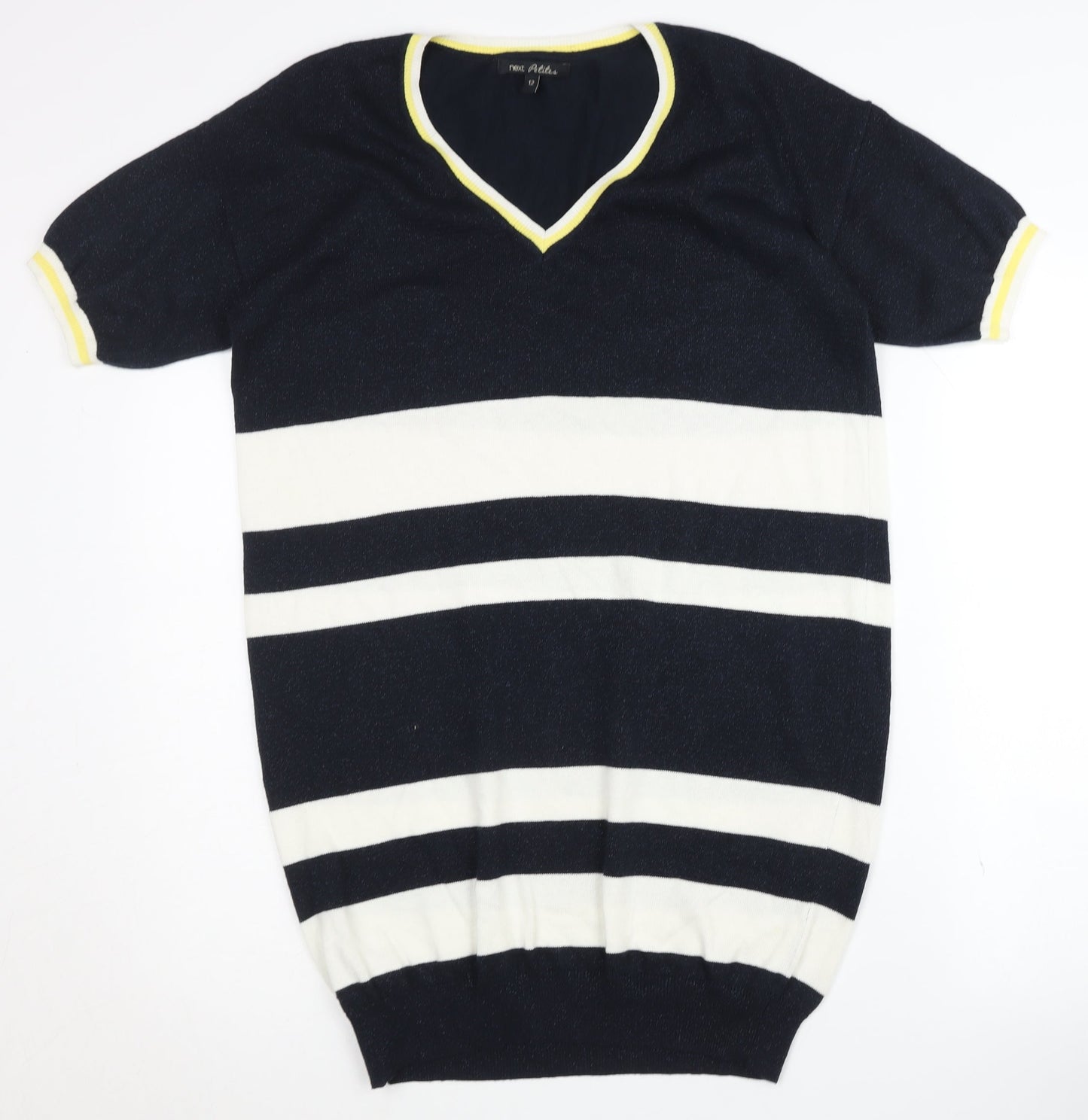 Womens UK Size 12 NEXT Black Pullover Jumper
