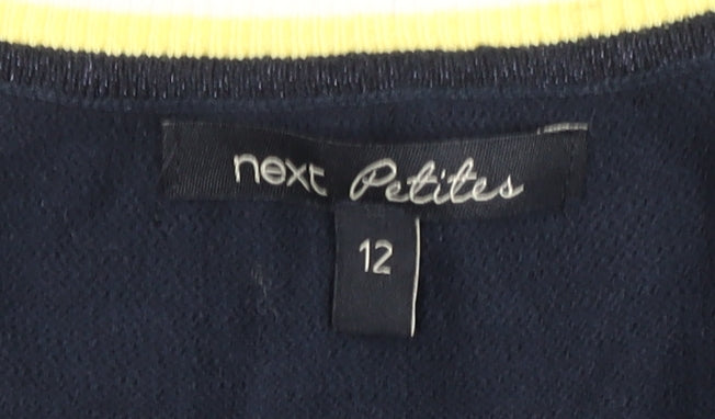 Womens UK Size 12 NEXT Black Pullover Jumper