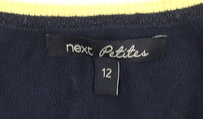 Womens UK Size 12 NEXT Black Pullover Jumper