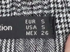 Womens UK Size S Zara Regular Fit Casual Grey Trousers