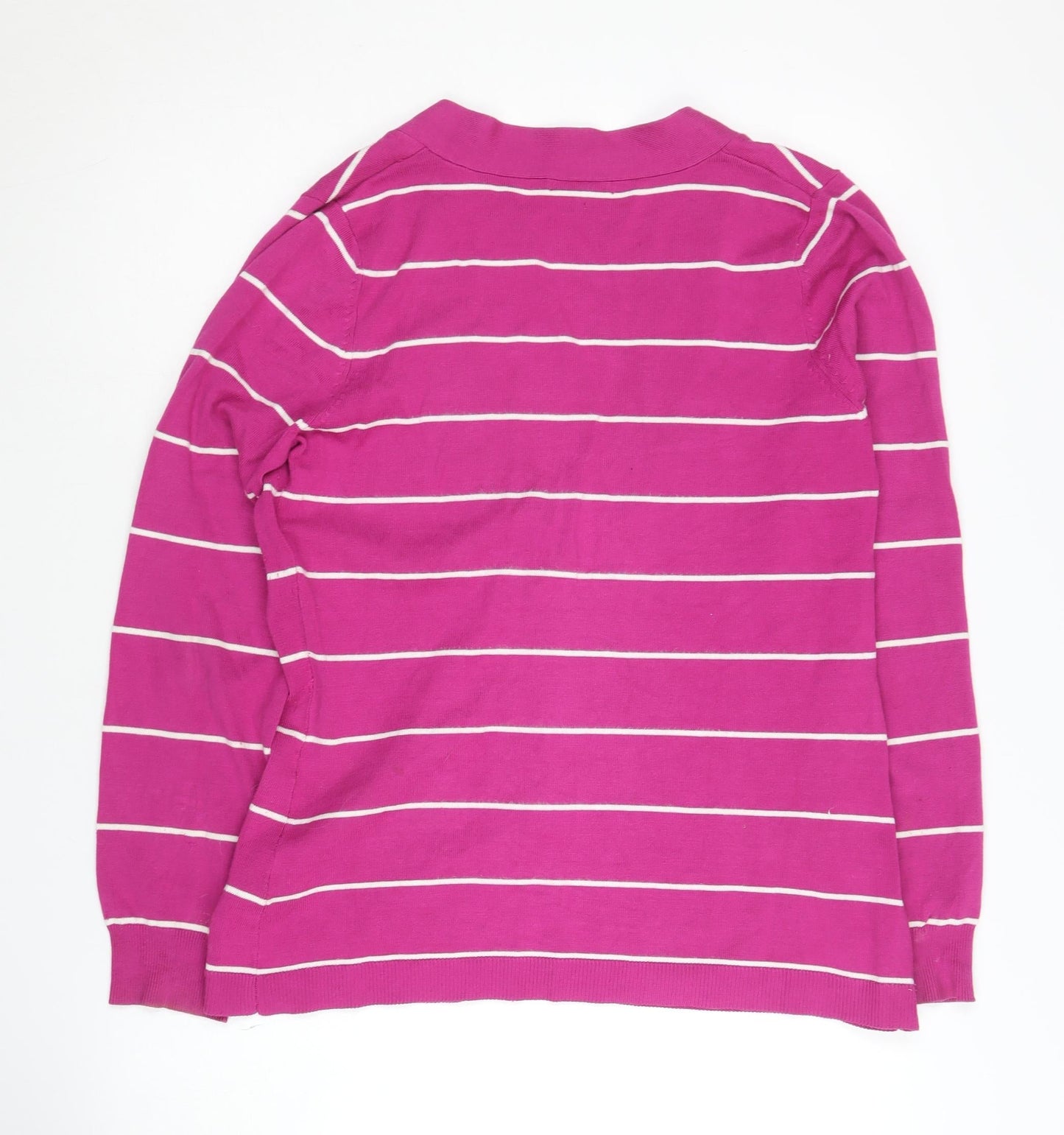 Womens UK Size L Linea Pink Cardigan Jumper