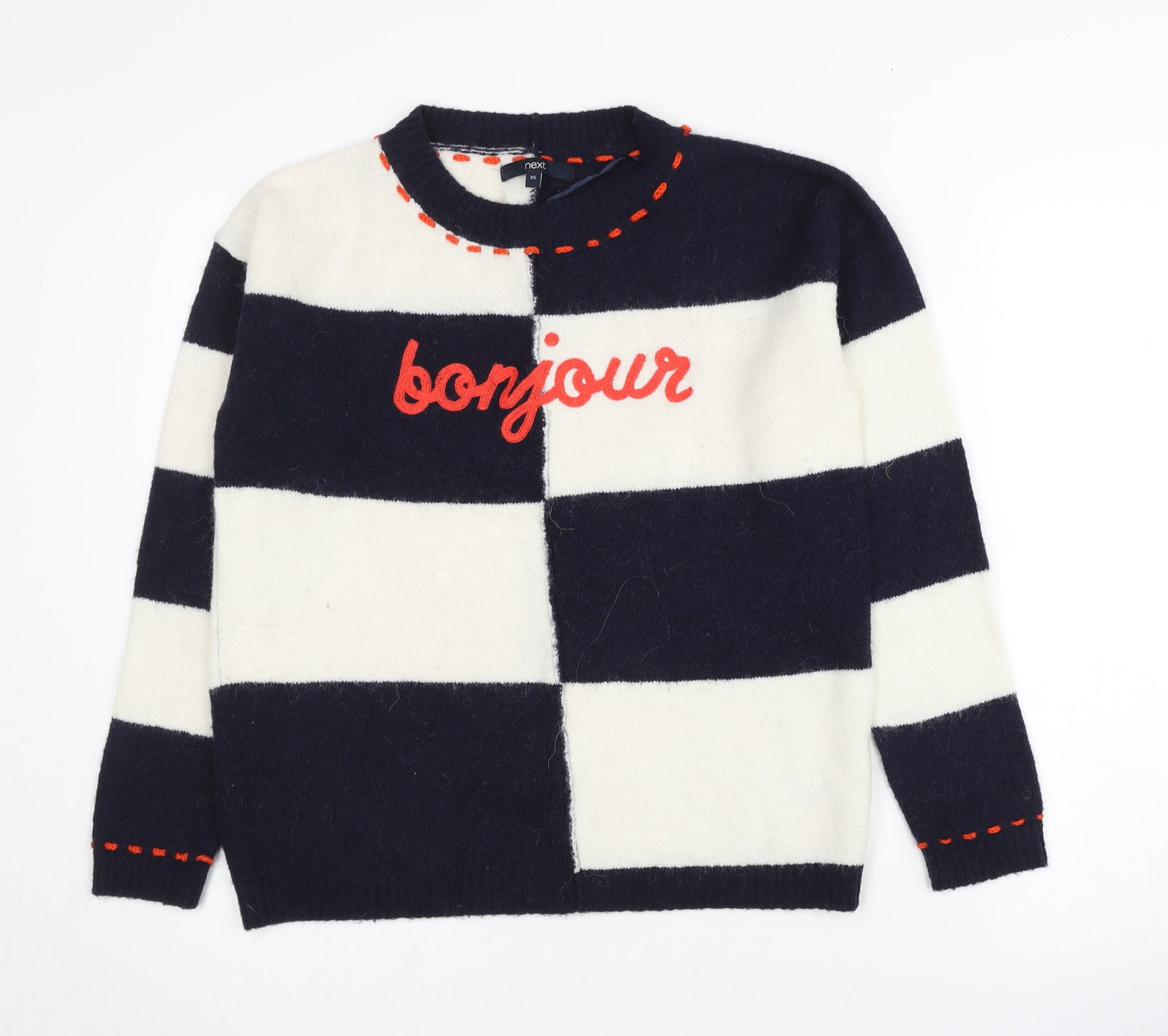 Womens UK Size XS NEXT Multicoloured Pullover Jumper