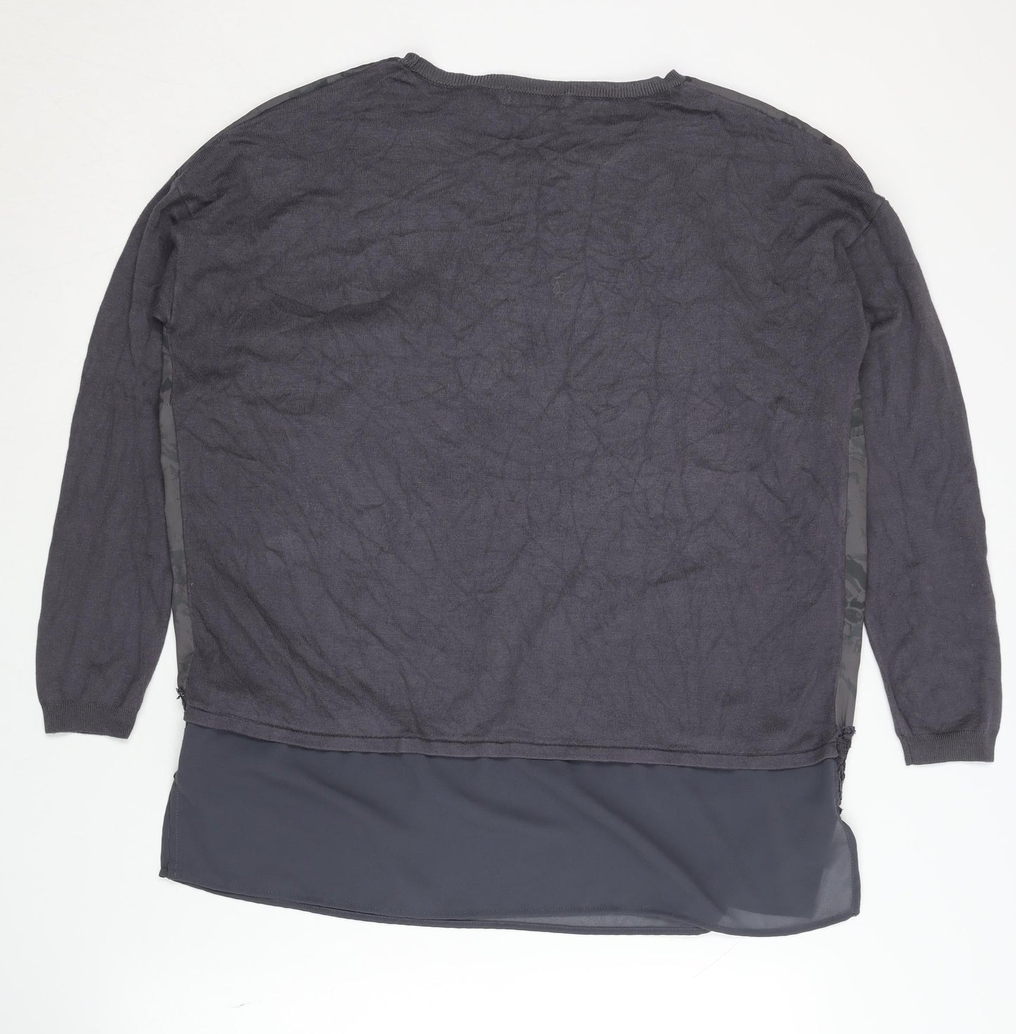 Womens UK Size 12 Marks and Spencer Grey Pullover Jumper
