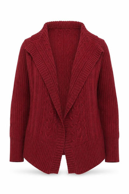 Womens UK Size 14 Mantaray Red Cardigan Jumper