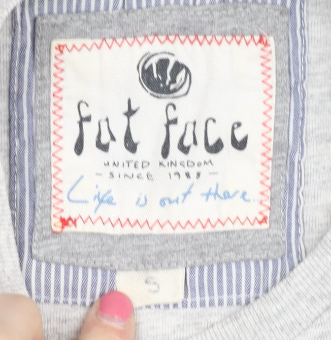 Mens UK Size S Fat Face Grey  T-Shirt