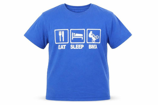 Fruit of the Loom Boys Blue BMX T-Shirt 12-13 Years