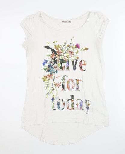 Womens UK Size XS ORSAY White  T-Shirt
