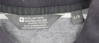 Mountain Warehouse Men's Grey Striped Polo Shirt - L