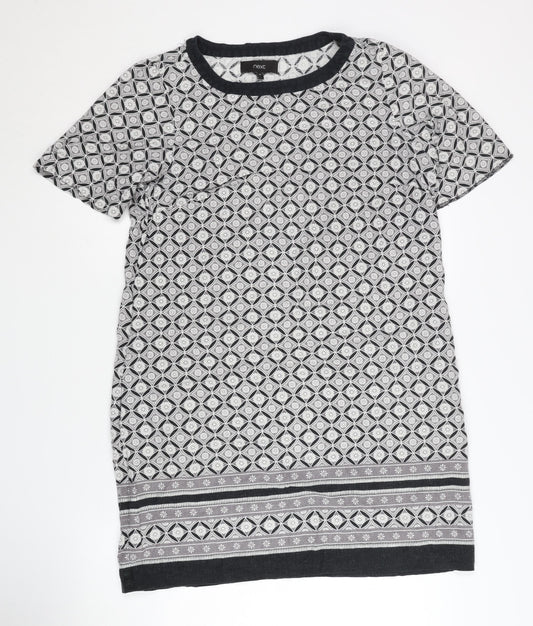 Next Women's Multicoloured Geometric Dress - Size 14