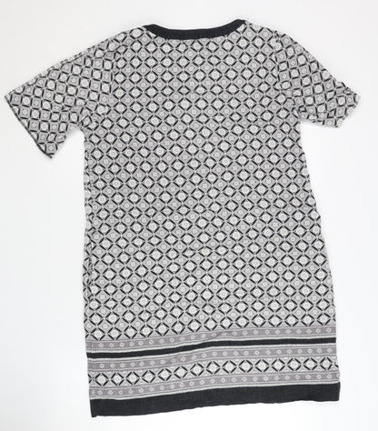 Next Women's Multicoloured Geometric Dress - Size 14