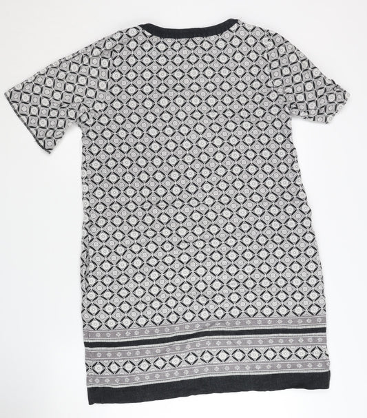 Next Women's Multicoloured Geometric Dress - Size 14