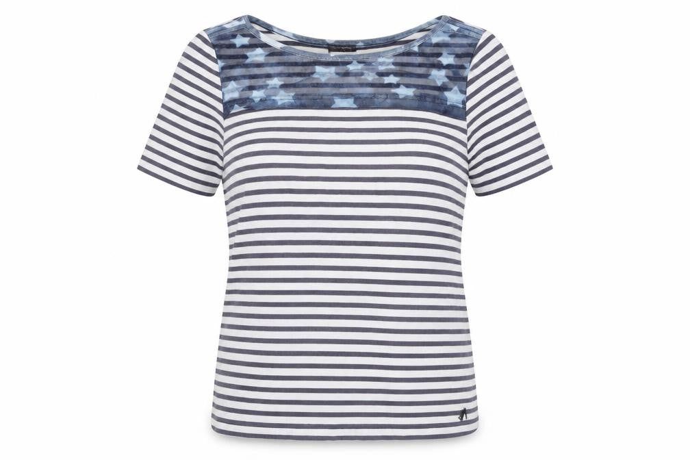 Womens UK Size 10 Gerry Weber Blue Classic T-Shirt