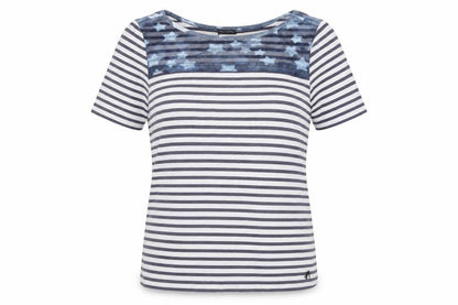 Womens UK Size 10 Gerry Weber Blue Classic T-Shirt