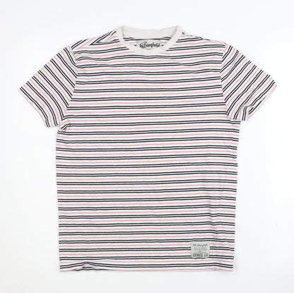 The Stronghold Unisex Stripe T-Shirt XS Multicoloured