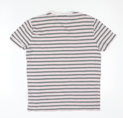 The Stronghold Unisex Stripe T-Shirt XS Multicoloured
